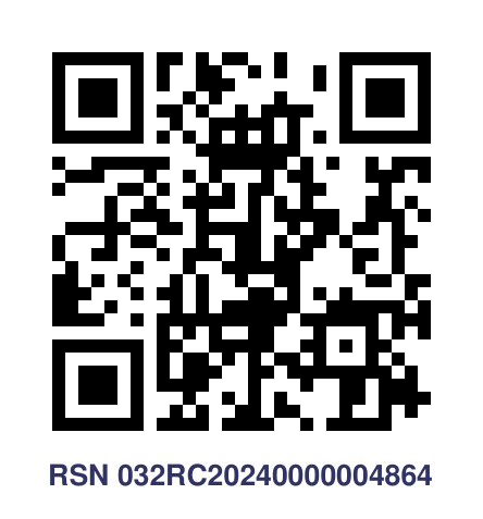 BIR registration QR code, RSN 032RC20240000004864
